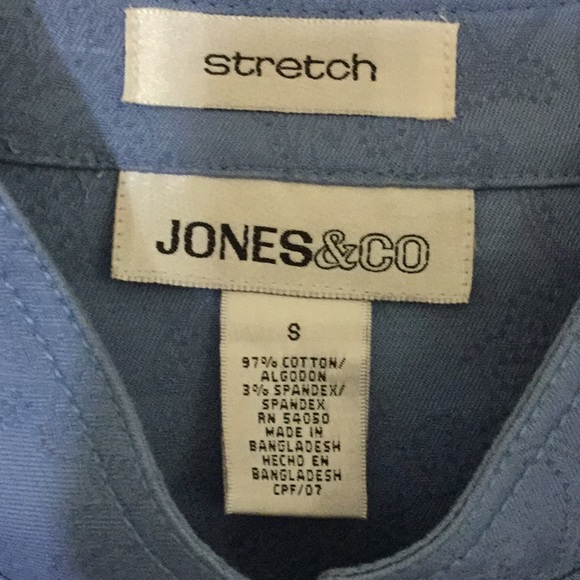 Denim jeans jacket pant suit by JONES & Company - Picture 3 of 5